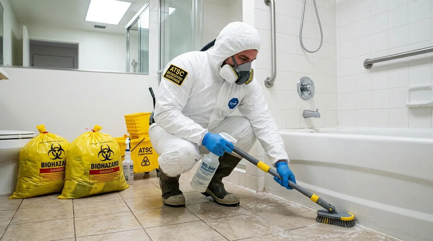 Decontamination equipment deployed for Blood Cleanup in Waynesboro